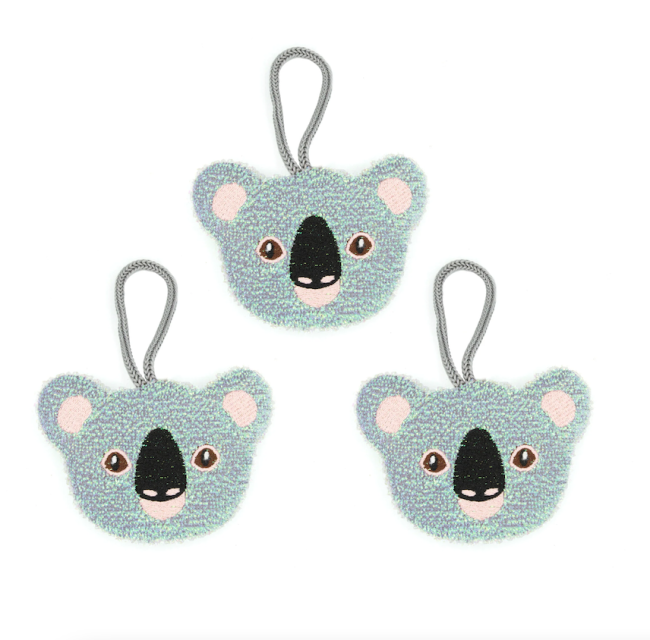3 éponges koala - kikkerland