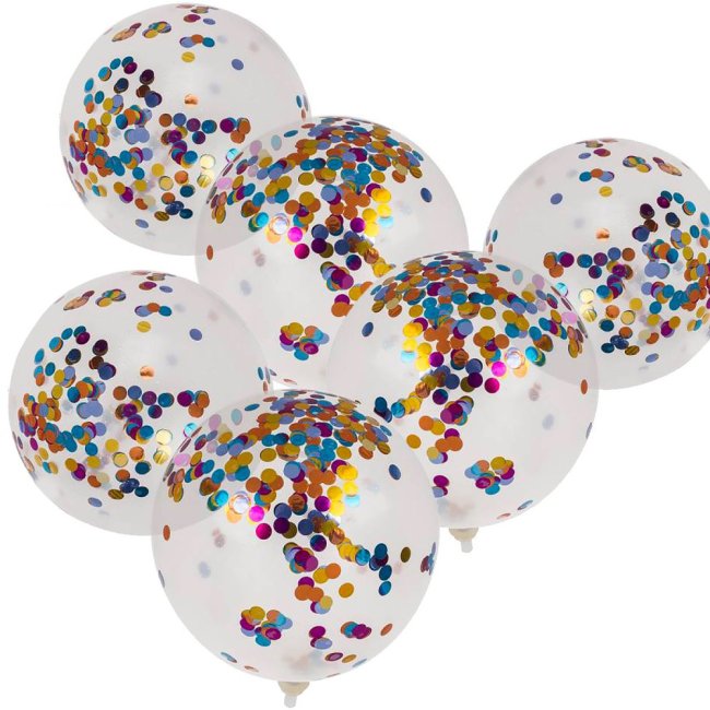 Ballons confettis