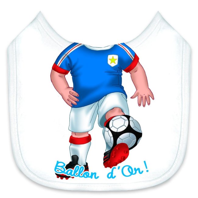 Bavoir Foot ballon d'or