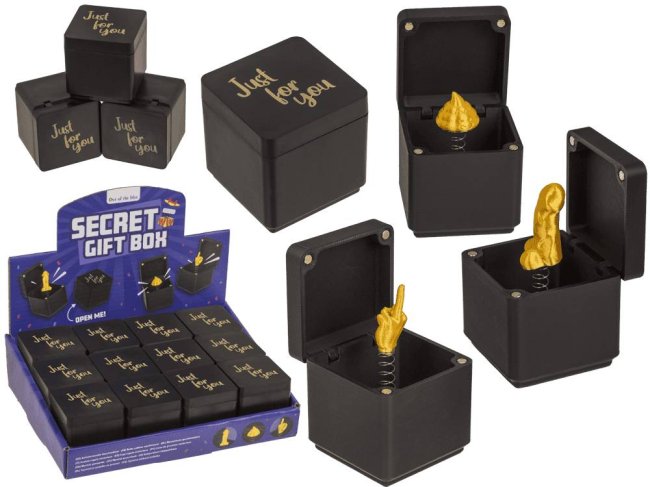 Boîtes Mystères Secrètes – Lot de 3 – Boîtes Surprise 5 x 5 cm