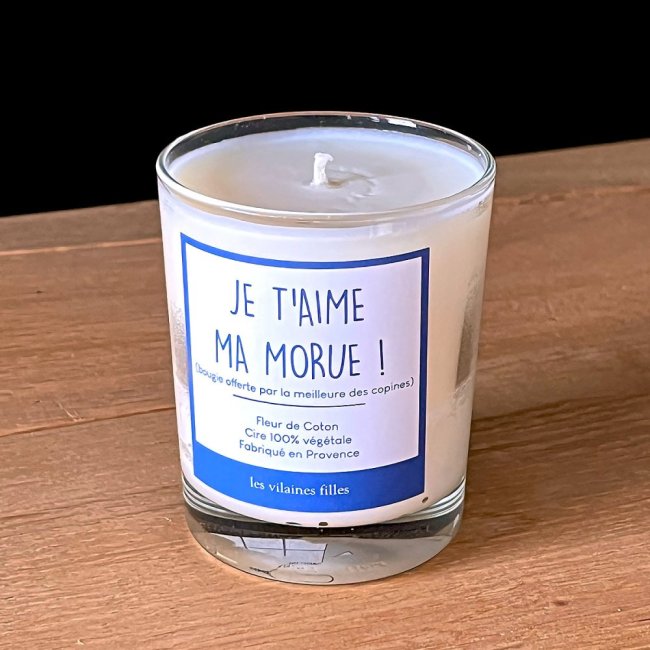 Bougie Je t'aime ma morue