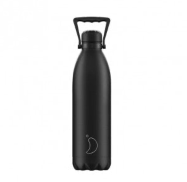 Bouteille isotherme 1,8L full black Chilly's