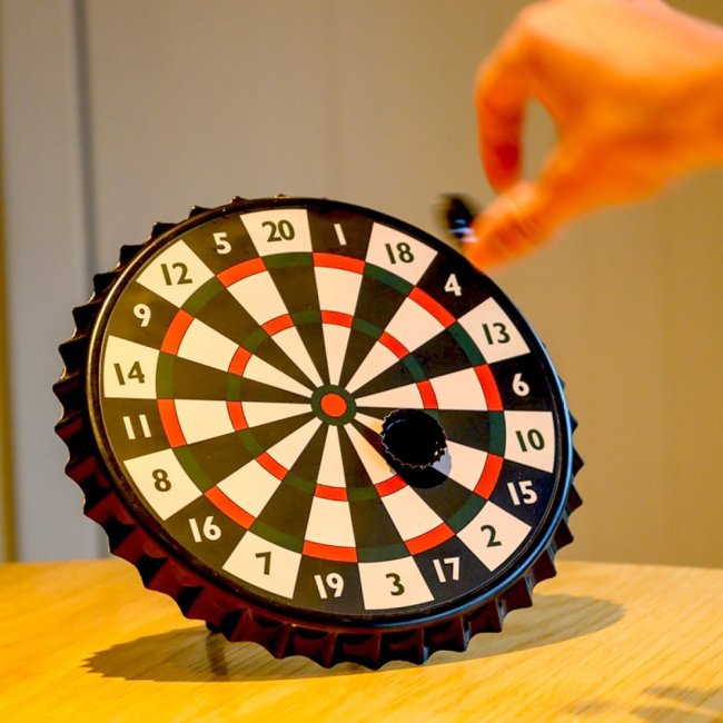 Cible magnétique pour capsules