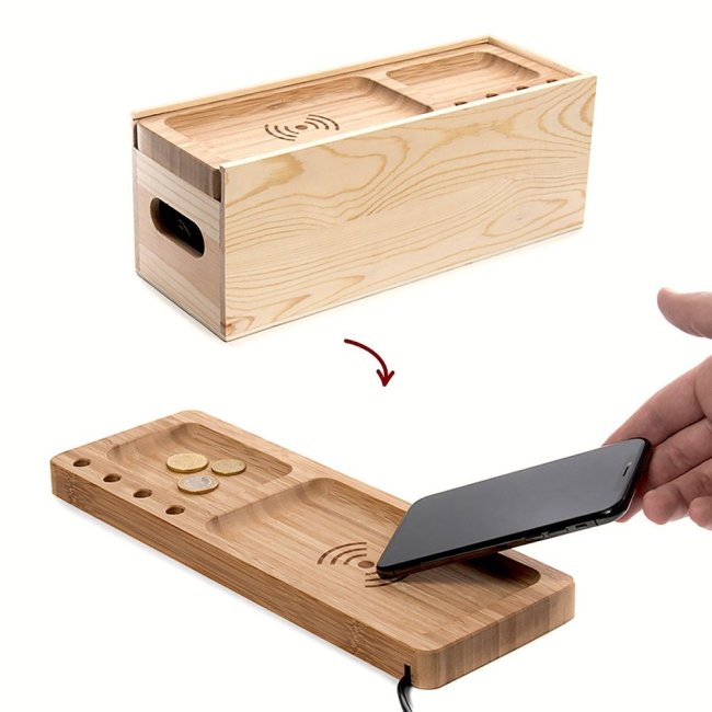 Coffret cadeau bouteille 2 en 1 chargeur Juice Box