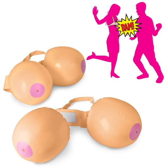 Combat de nibards gonflables