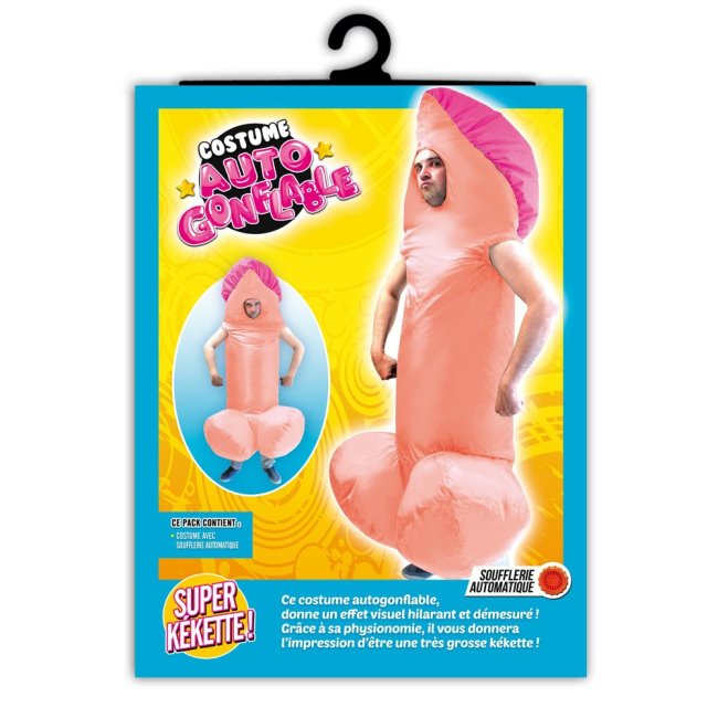 Costume zizi auto gonflable