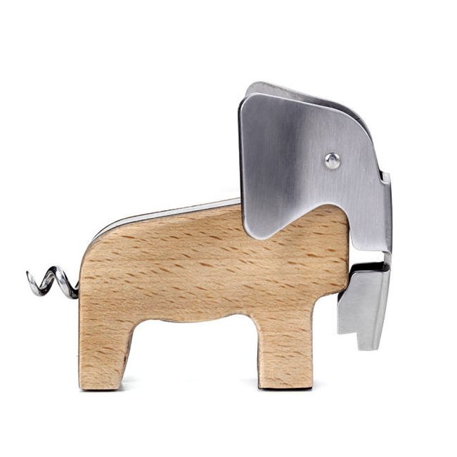 Eléphant tire-bouchon 2 en 1