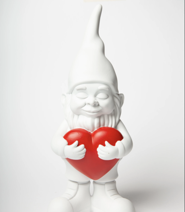 Gnome Lover Blanc Géant 50 cm – Nani’s