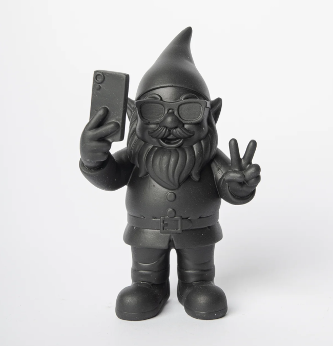 Gnome Selfie Noir 12 cm – Nani’s