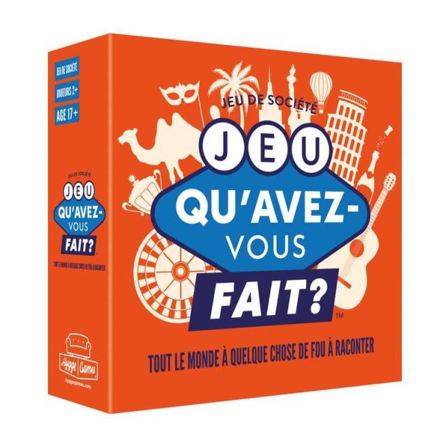 Jeu de société Qu'avez-vous Fait ?