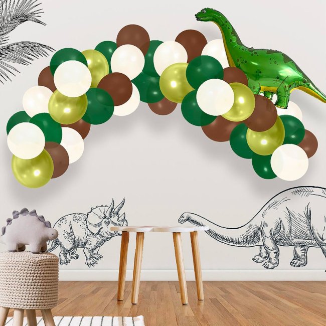 Kit arche à ballons dinosaure