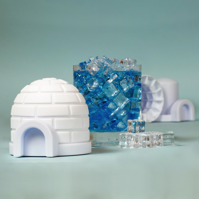 Lot de 2 Mini Moules à Glaçons Igloo