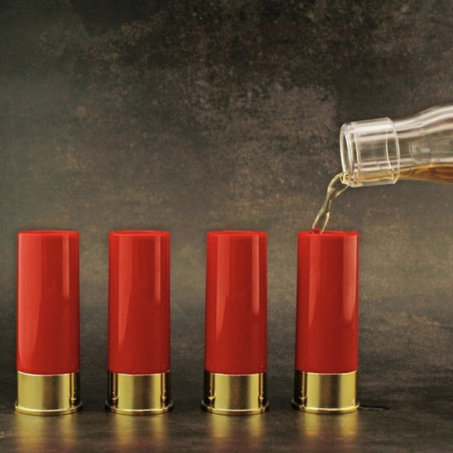 Lot de 4 shooters cartouches de fusil 