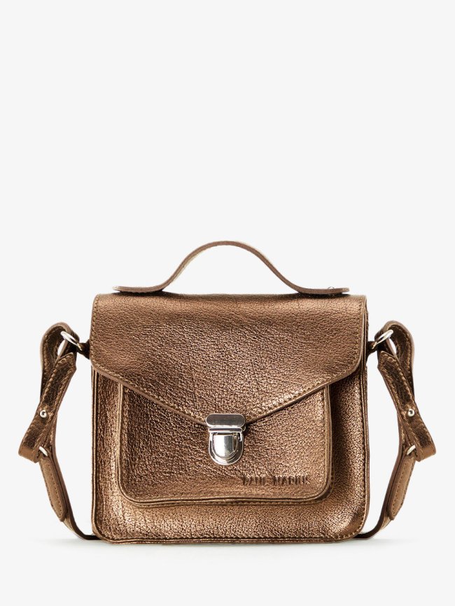 Mademoiselle George  XS cuivré - sac a main cuir cuivré en cuir femme - Paul Marius