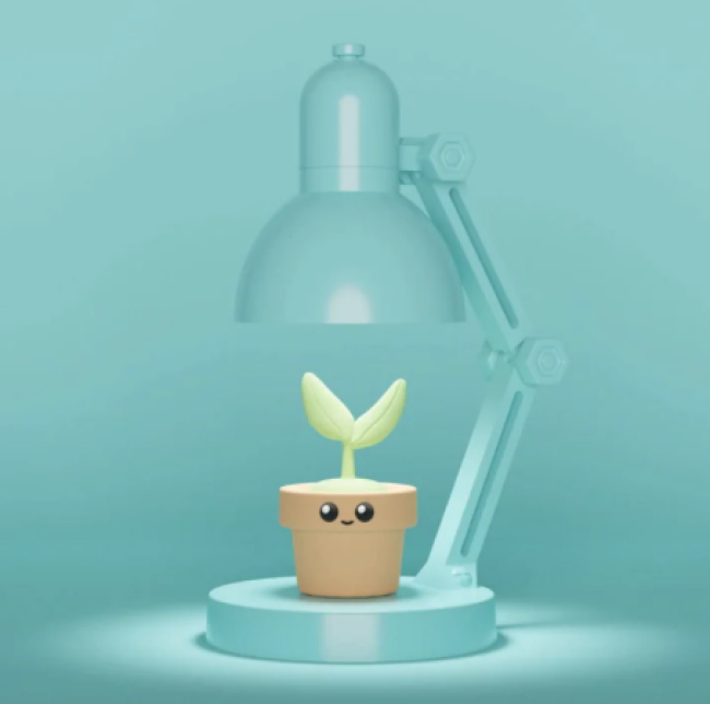 Mini lampe plante décorative – Lumière d’ambiance - Holala