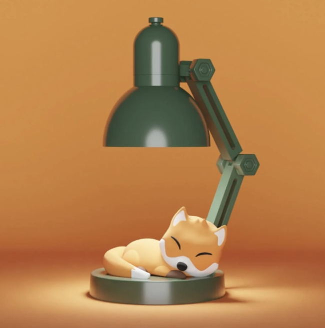 Mini Lampe Renard – Veilleuse Décorative Winkee