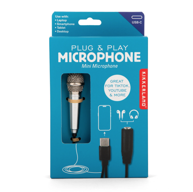 Mini Microphone Kikkerland