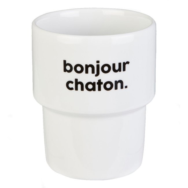 Mug Bonjour Chaton 