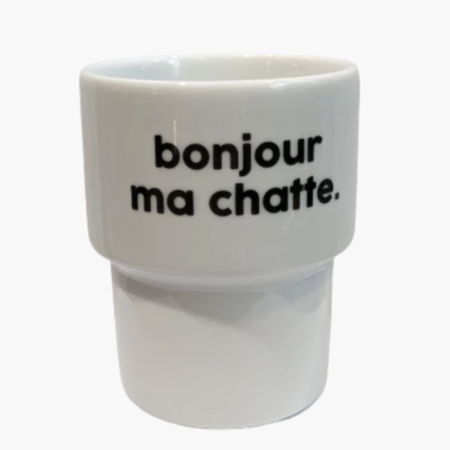 Mug Bonjour Ma Chatte 