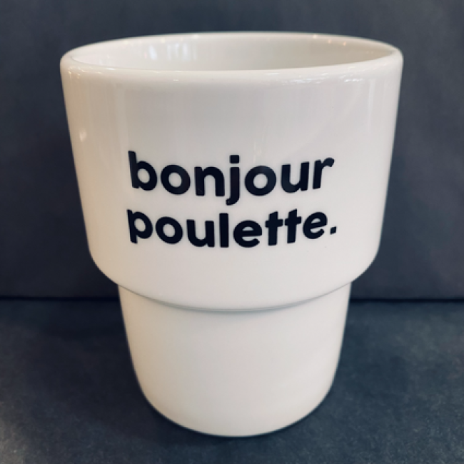 Mug Bonjour Poulette 