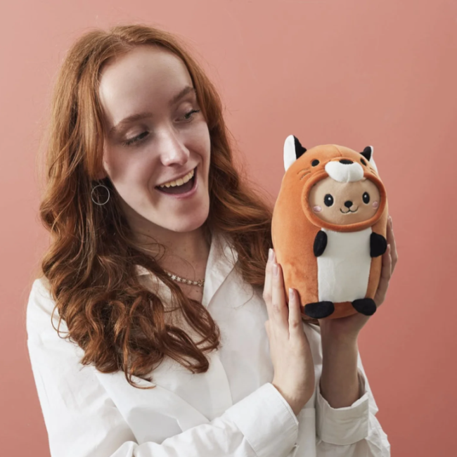 Peluche Cosy cat Déguisé Renard 