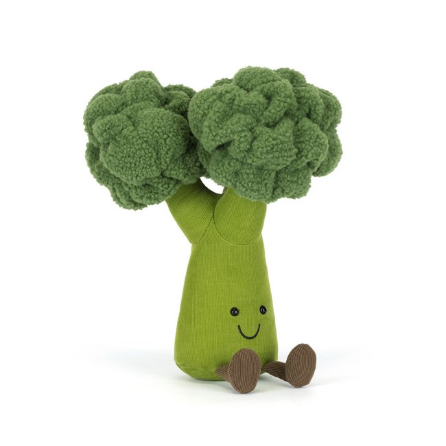 Peluches Jellycat Amuseables Broccoli – Brocoli Rigolo & Ultra-Doux - Holala