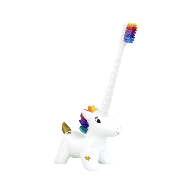 Porte brosse à dents licorne