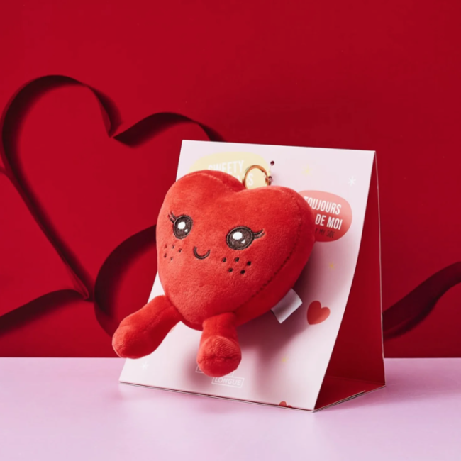 Porte-clés Peluche coeur sweety 