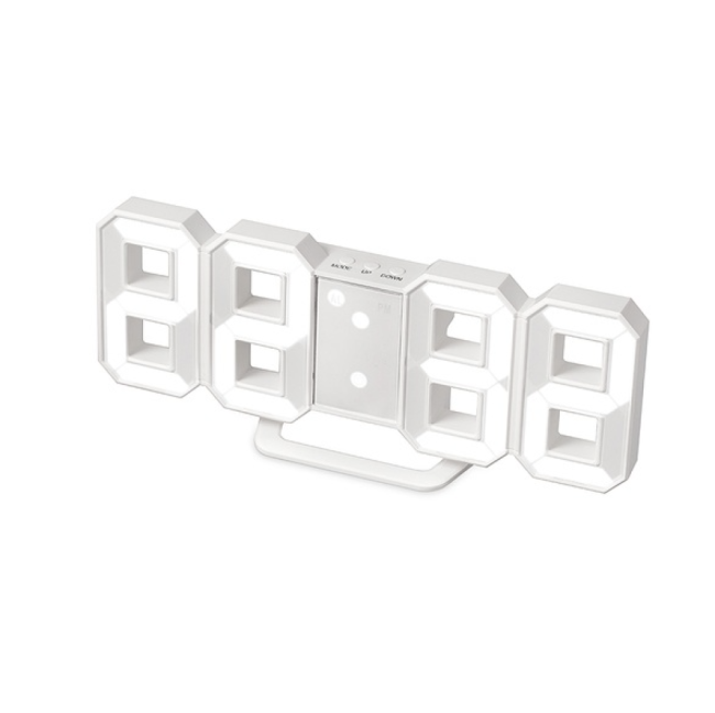 Réveil digital blanc