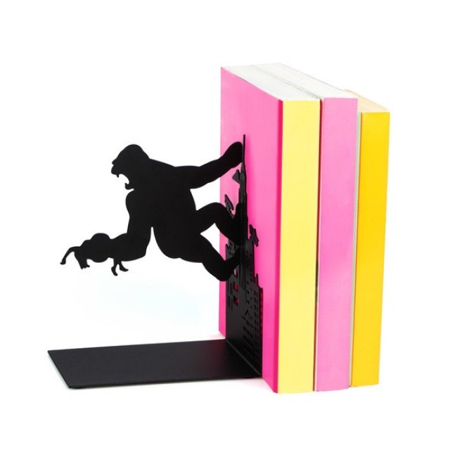 Serre-Livres Métal Noir King Kong
