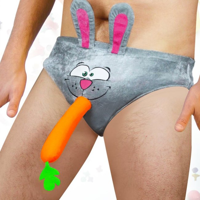 Slip humoristique Jeannot carotte