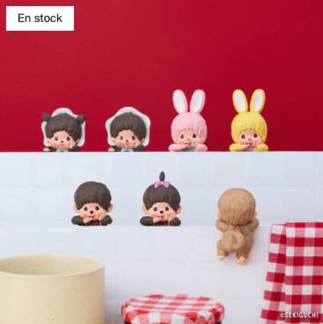 Sonny Angel Hippers x Monchhichi – Figurine surprise adhésive - Mycrazystuff