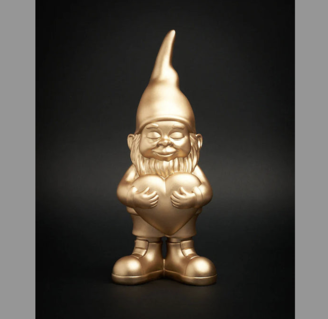 Statue Lover 29cm gold