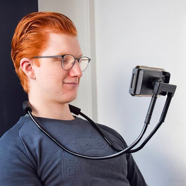 Support de téléphone malin pour paresseux