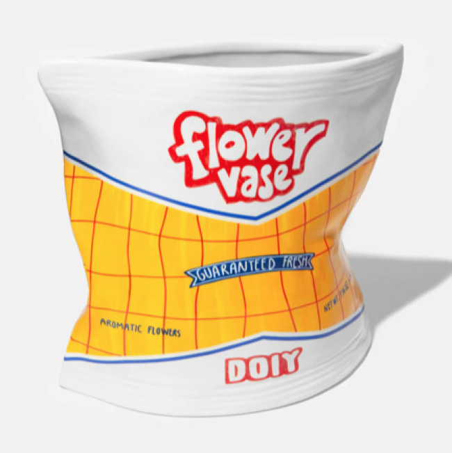Vase Céramique Sac De Chips Doiy Design