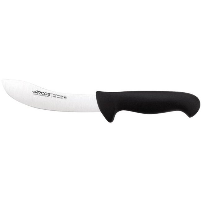 ARCOS Couteau à Dépouiller 16 cm Noir - 2900 Haute Précision Denishop