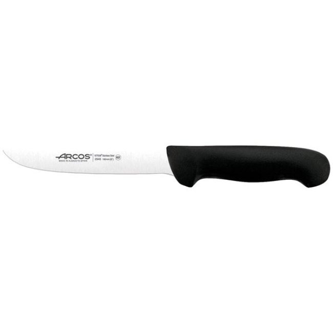 ARCOS Couteau à Désosser 16 cm Noir - 2900 Haute Précision Denishop