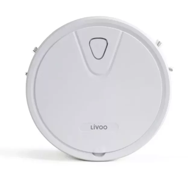 Aspirateur Robot Autonome LIVOO DOH135 Silencieux 70min Bac 500ml Blanc Denishop