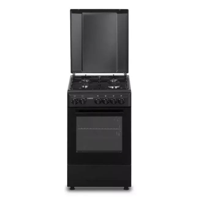Cuisiniere gaz OCEANIC OCEACG50GB - 4 feux - L49,8 xP61 xH 86 cm - Noir