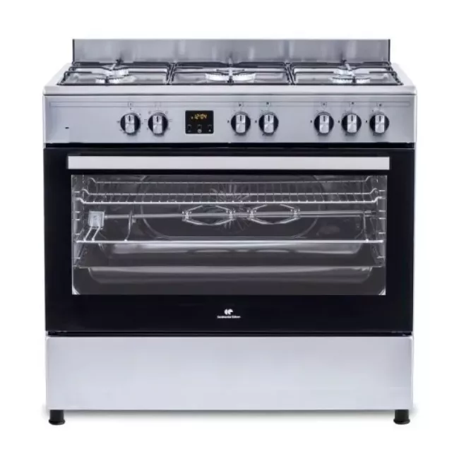 Cuisiniere piano four multifonctions catalyse - CONTINENTAL EDISON - CECP9060IXDD - 95 L - Affichage digital - L90 x H 85 cm - I