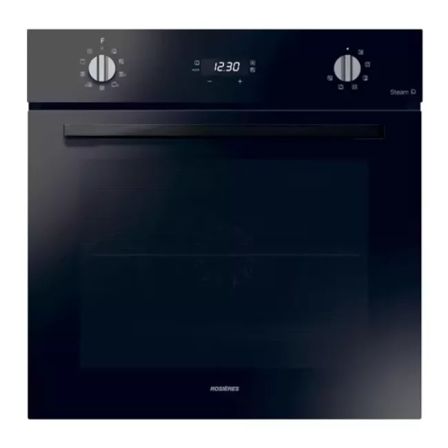 Four Encastrable Pyrolyse ROSIERES RFC31P5874IP Chaleur Pulsée Vapeur EasySteam 70L Noir Denishop