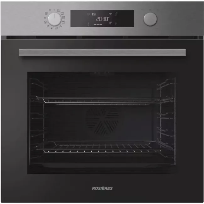 Four Encastrable Pyrolyse ROSIERES RO6 C5AB3EYTX AirFry Rails Télescopiques 78L A++ Denishop
