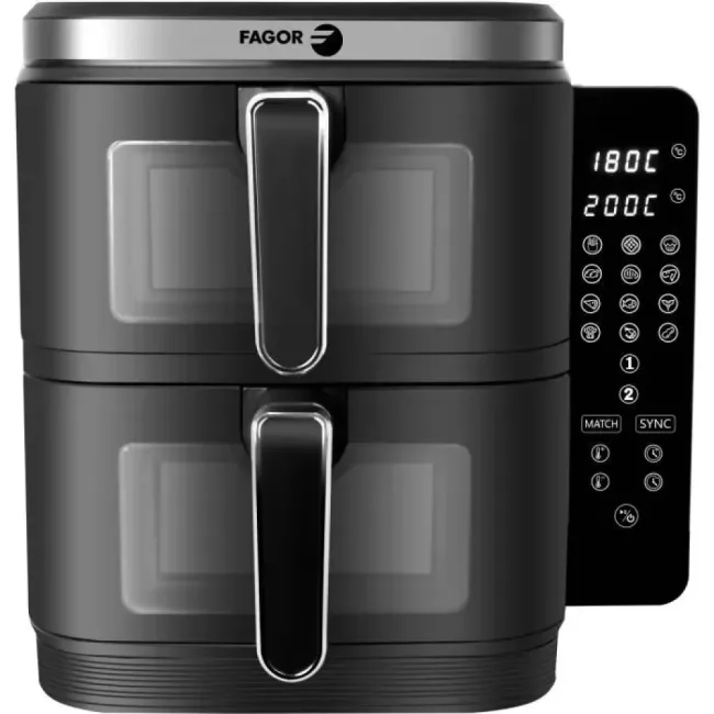 Friteuse sans Huile Airfryer FAGOR FGD11 Double Cuve 11L 2800W Denishop