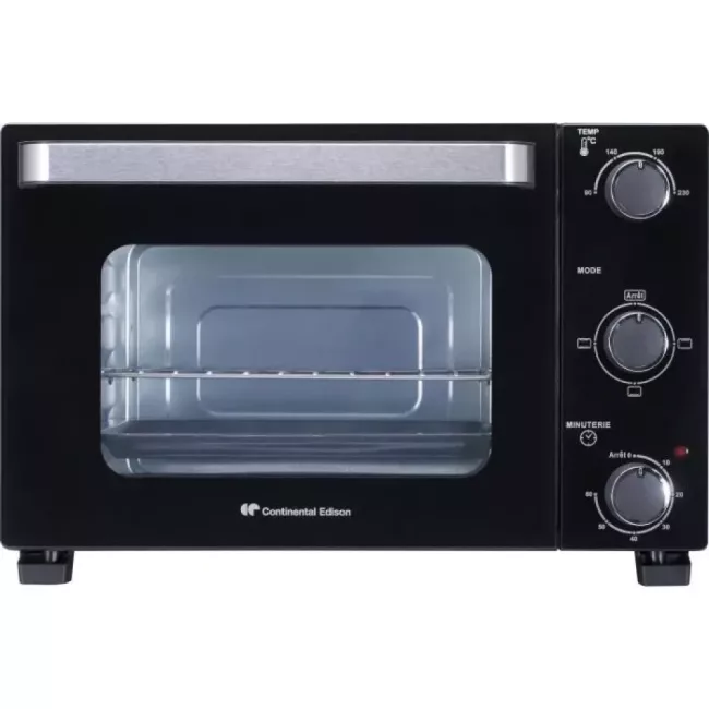 Minifour Électrique CONTINENTAL EDISON CEMF22B Convection Naturelle 22L Denishop