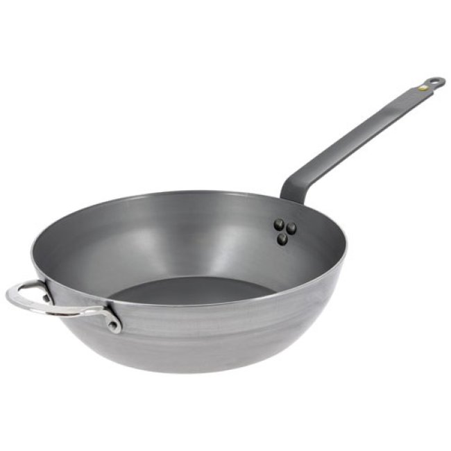 Poêle paysanne avec contre-poignée Mineral B Element 32 cm - De Buyer