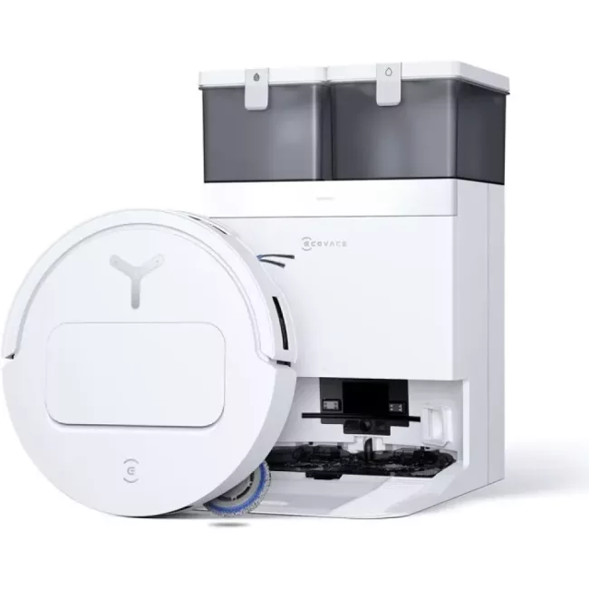 Robot Aspirateur Laveur Ultra Fin ECOVACS DEEBOT T50 OMNI Gen3 25000Pa Eau Chaude 75°C Denishop