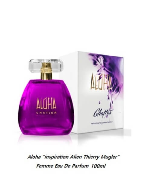 Aloha Est Un Parfum Composé De Jasmin Et De Cachemire Pour Femme 100ml.