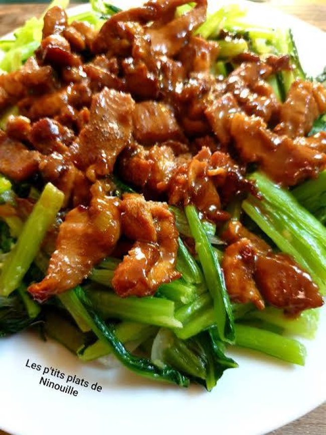 Sauté de porc aux bredes
