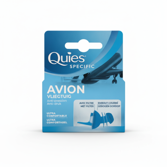 Bouchons d’oreilles en silicone anti-pression pour avion