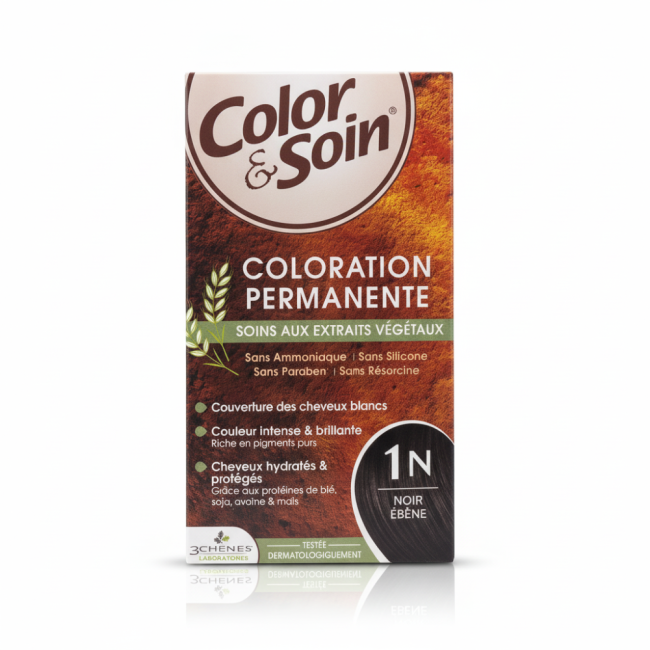 Coloration Permanente Noir Ébène - Sans Ammoniaque